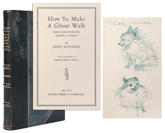 DUNNINGER, Joseph. How to Make a Ghost Walk. New York