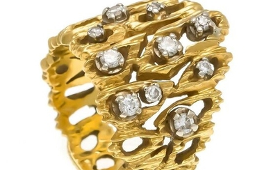 Diamond ring GG / WG 750/000 w