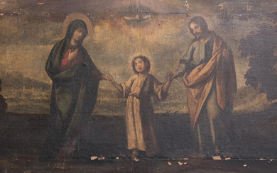 ESCUELA SEVILLANA, Fns. S. XVII Sagrada Familia