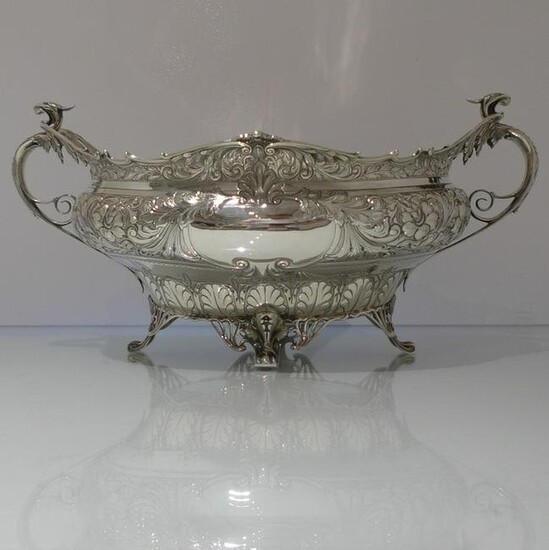 Early 20th Century Antique George V Large Sterling