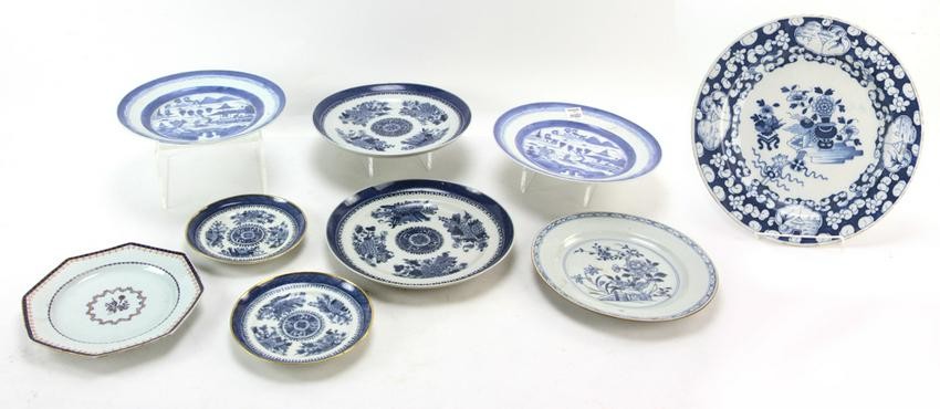 Early Chinese Export Plates with Charger