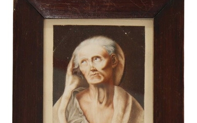 École allemande, 18e siècle École allemande, 18e siècle Portrait d'une femme âgée, longueur du buste...