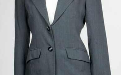 Eduardo Lucero Grey Wool Women's Suit, 3 Piece