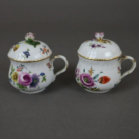 Ein Paar Deckeltassen - Porzellan Meissen, 1763-1774