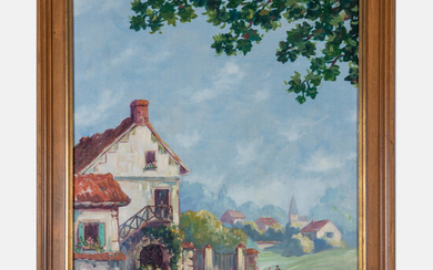 Enno, (Holland, 1916) - Village Scene