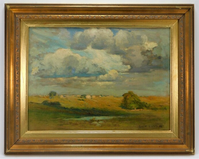 Eugene L. Smythe Impressionist Landscape Painting