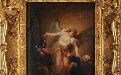 FRANCISCO VIEIRA PORTUENSE - 1765-1805, "Aparição do Anjo a São Pedro na prisão"
