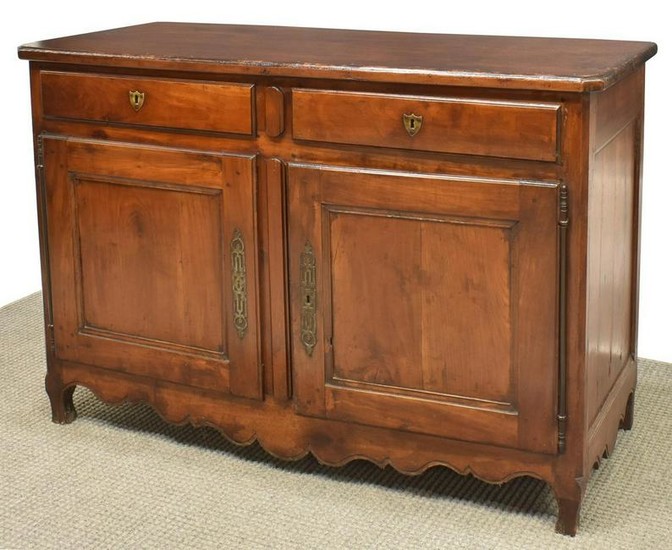 FRENCH LOUIS XV STYLE FRUITWOOD SIDEBOARD