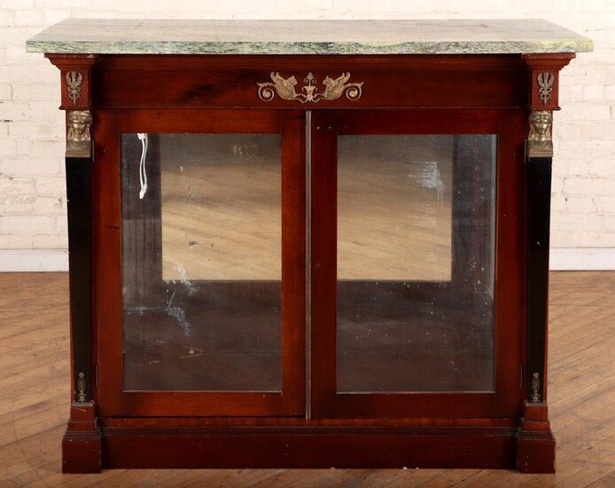 FRENCH NEOCLASSICAL STYLE MAHOGANY CABINET 1900