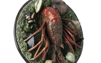 Faience 'lobster' plate by Jose Franscisco de Sous