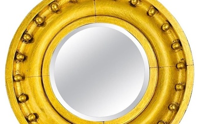 Federal style circular mirror, giltwood wall / Pier / VanityA Petite Federal style mirror that would