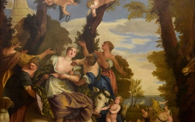 Follower of Paolo Veronese. 18th century The Rape of Europe....