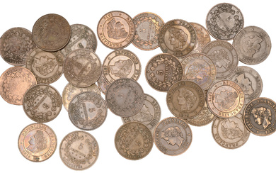 France, Third Republic (1871-1940), 5 Centimes (32), 1872a (4), 1872k (4), 1873a...