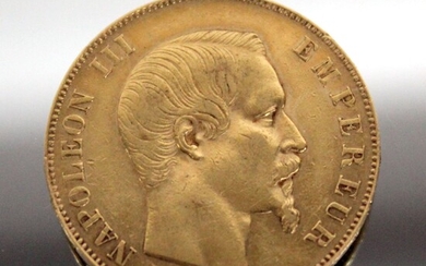 Francia, 50 Franchi Napoleone III in oro, 1857