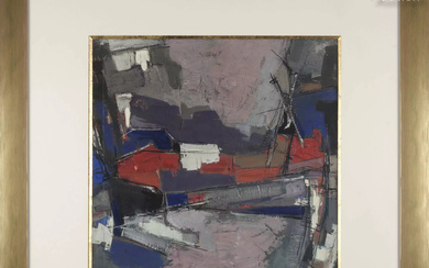Francis BOTT (1904-1998) Composition abstraite, 1954