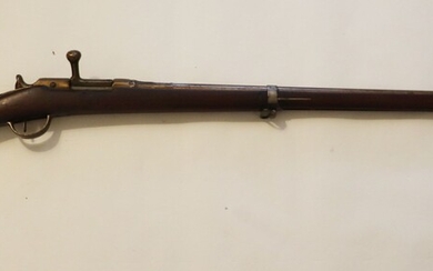 Fusil Chassepot infanterie modèle 1866 modifié à canon lisse et à percussion centrale en calibre...