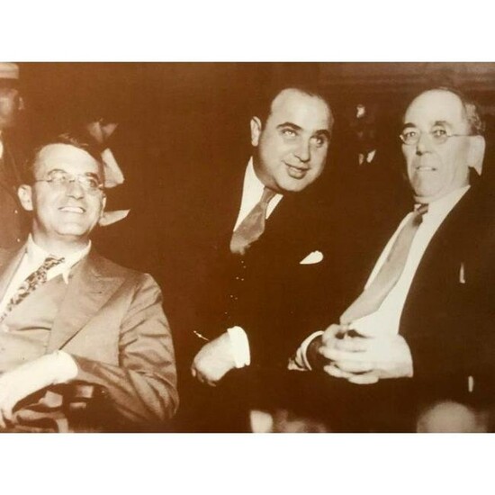 Gangster Al Capone & Lawyers Photo Print