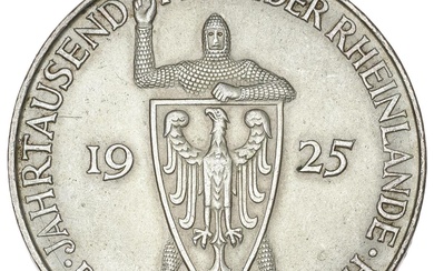 Germany, 5 Reichsmark 1925 D, KM 47, J 322.