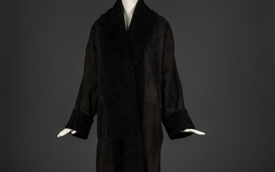 Gianni Versace Shearling Coat, 1980s