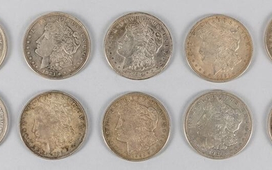 Group US Morgan Antique 1921S Silver Dollar Coins