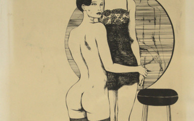 Guido Crepax (Italian, 1933-2003) - Women, Serigraph, 1976.
