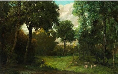 Gustave Courbet, 1819 Ornans – 1877 La Tour de Peilz, LA CLAIRIÈRE
