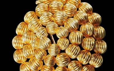 HEAVY GOLD BROOCH BY LALAOUNIS