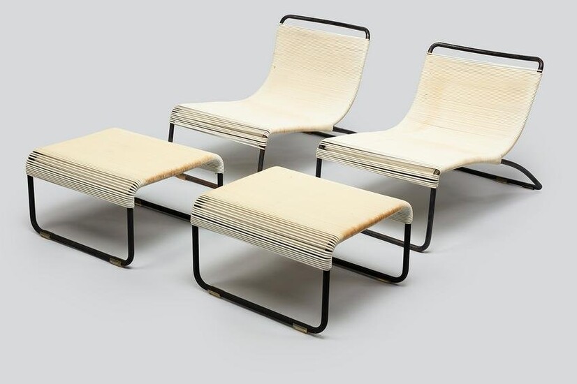 Hendrik Van Keppel & Taylor Green, Lounge Chairs and Ottomans (4)