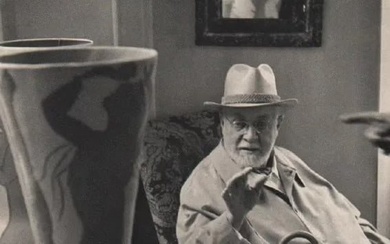 Henri Cartier-Bresson - Matisse with Picasso Vase