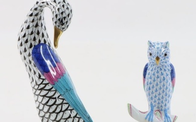 Herend Porcelain Bird Figures