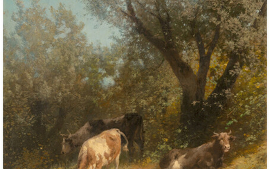 Hermann Herzog (1832-1932), Summer grazing, Chester County