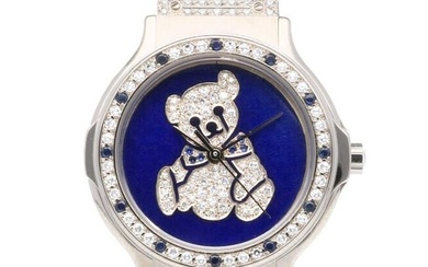 Hublot MDM Classic Teddy Bear 18K White Gold Ladies Watch Pre-Owned