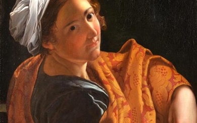 After Orazio GentileschiA portrait of the artist's daughter Artemisia Gentileschi as a Sybil