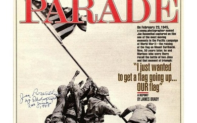 JOE ROSENTHAL AP Photographer Iwo Jima 1945 Signed