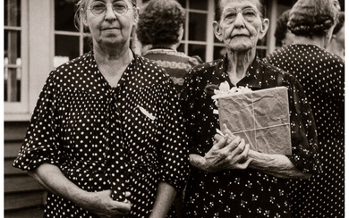 Jack Delano (1914-1997), Mrs. Van Horn and Her Mother at the Strohl Family Reunion, Mauch Chunk, Pennsylvania (1940)