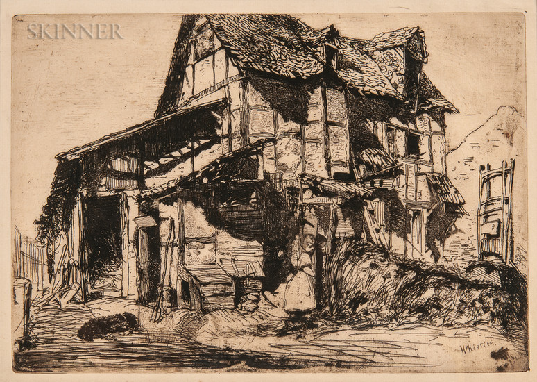 James Abbott McNeill Whistler (American, 1834-1903) The Unsafe Tenement