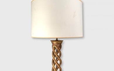 James Mont Spiral Table Lamp