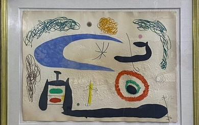 Joan Miro 1893-1983 SIGNED LE Aquatint Etching