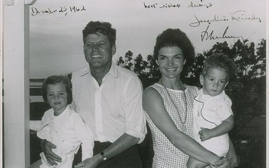 John and Jacqueline Kennedy Signed Photograph