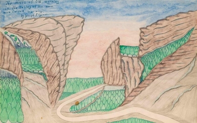 Joseph Yoakum (American, 1896-1972) The Hills of Old