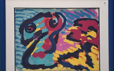 Karel Appel (Dutch, 1921-2006) Color lithograph, pencil