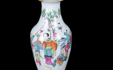 Kinesisk Vas Tongzhi Qing 1800-tal