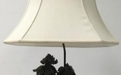 LARGE FREDERICK COOPER CAST BRONZE TABLE LAMP