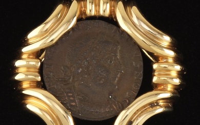 Ladies' Gold and Antiquity Coin Slider