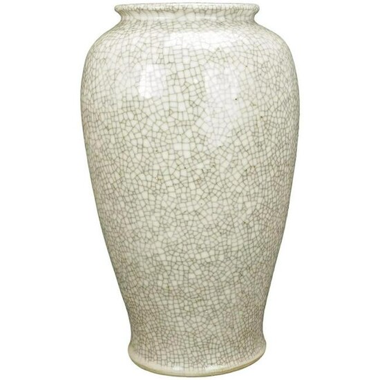 Large Chinese Crackle Ware Vase 19th Century