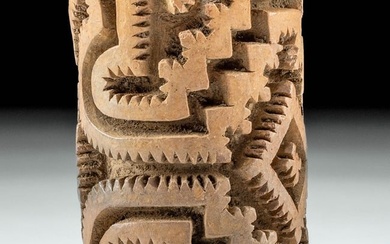 Large Pre-Columbian Ecuadorian Roller Stamp