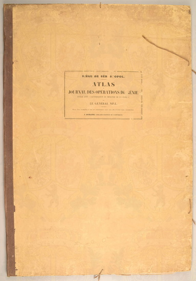 Large military atlas Siege of Sevastopol 1854-1855