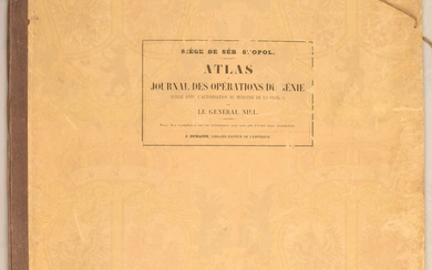 Large military atlas Siege of Sevastopol 1854-1855