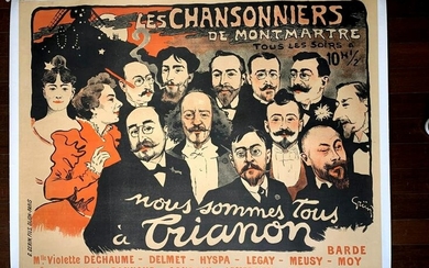 Les Chansonniers - Art by Jules-Alexander Grun (1897)