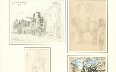 MARCELINO DE UNCETA (1836 / 1905) "Sketches"